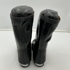 ゴム長靴 24cm 黒 作業用／雨用　※新品・未使用の画像