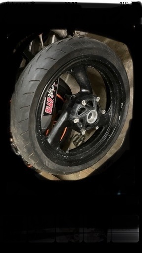 12年XJR1300 純正軽量型フロントホイール　年内限り値下げ5500円