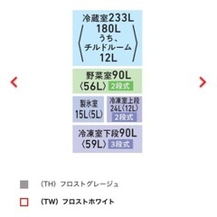 8月購入 新品同様 冷蔵庫の画像