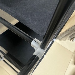 分解可能　大容量　クローゼット　ハンガーラック　くみたて組み立ての画像