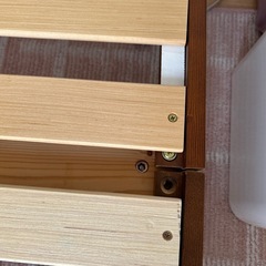 お譲りする方が決まりました。タンスのゲン　組み立て式シングルベッドの画像