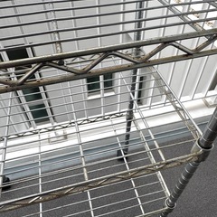 【あげます】エレクター風金属棚の画像