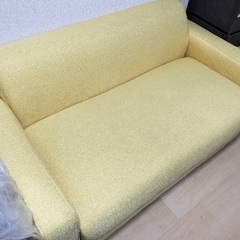 【収納部分あり】ソファ【二人掛け】の画像