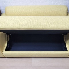 【収納部分あり】ソファ【二人掛け】の画像