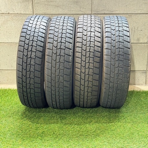 【決まりました】【限定1SET】155/65R14 75Q 交換工賃込み　ダンロップ　スタッドレスタイヤ　4本　軽自動車用