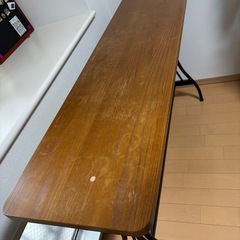 カウンターテーブル、椅子2脚セットの画像