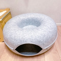定価9980円✨️ とても美品 猫ハウス キャットハウス 猫ドーナツ セットの画像