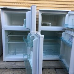 画像左　ノンフロン冷凍冷蔵庫⑤　2ドア冷蔵庫　2015年　LIMLIGHT RHT-96Rの画像