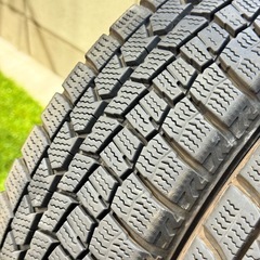 155/65R14 75Q 交換工賃込み　ダンロップ　スタッドレスタイヤ　4本　軽自動車用の画像