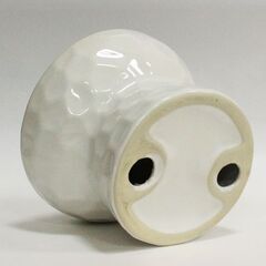 【JY-200】【未使用・新品】早食い防止モデル 猫 フードボウル 餌入れ 陶器 ペット ホワイトの画像