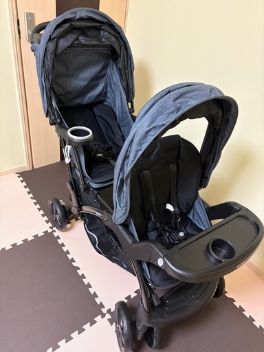【未使用 美品！】KATOJI ベビーカー 二人でゴーDX