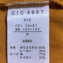 Mサイズ　レディースの画像