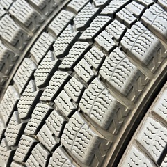 155/65R14 75Q 交換工賃込み　ダンロップ　スタッドレスタイヤ　4本　軽自動車用の画像