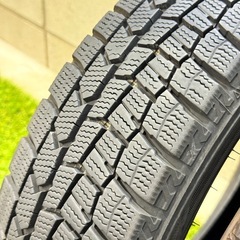 155/65R14 75Q 交換工賃込み　ダンロップ　スタッドレスタイヤ　4本　軽自動車用の画像