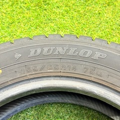 155/65R14 75Q 交換工賃込み　ダンロップ　スタッドレスタイヤ　4本　軽自動車用の画像