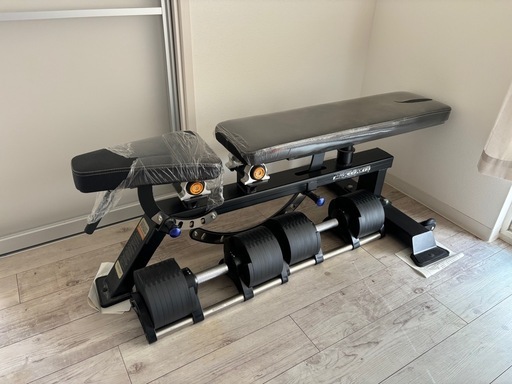 インクラインベンチ+可変式ダンベル 32kg