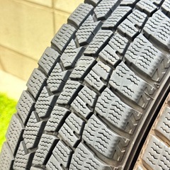 155/65R14 75Q 交換工賃込み　ダンロップ　スタッドレスタイヤ　4本　軽自動車用の画像