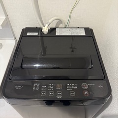 ⭐️洗濯機 2023年製 4.5k ブラック 配送3000~ その他多数出品中‼️の画像