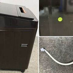 東芝 TOSHIBA 洗濯機10kg 乾燥機能無し ZABOON ウルトラファインバブル洗浄W搭載 AW-BK10SD8-T 2020年製 中古家電 店頭引取歓迎 R10067の画像
