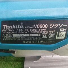 マキタ/makita JV0600K ジグソー【野田愛宕店】【店頭取引限定】【中古】管理番号：ITU3LAH1PGY6の画像