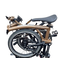 【極美品】BROMPTON ( ブロンプトン ) 折りたたみ自転車 P LINE URBAN LOW ( Pライン アーバン ロウ ) S4L ブロンズスカイ メタリックの画像