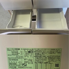 商談中　6ドアノンフロン冷凍冷蔵庫　HITACHI 日立　520L R-HW52K 2020年製　動作確認済みの画像