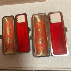 印鑑ケース2本セットの画像