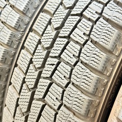 155/65R14 75Q 交換工賃込み　ダンロップ　スタッドレスタイヤ　4本　軽自動車用の画像