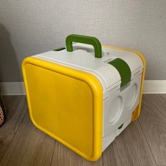 ピクニックグッズまとめて　レジャーシート、ミニテーブル、クーラーボックス、雑貨類の画像