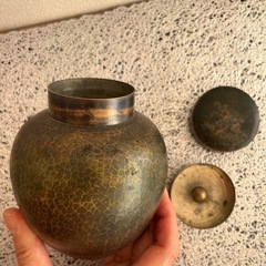 【島倉堂 】魚國　鎚起銅器 茶壺 茶道具 茶器の画像