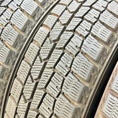 155/65R14 75Q 交換工賃込み　ダンロップ　スタッドレスタイヤ　4本　軽自動車用の画像