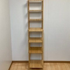 IKEA 竹製オープンラックの画像