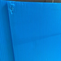 【無料】 2枚セット プラダン プラスチック段ボール カット済み 青 の画像