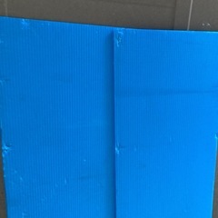 【無料】 2枚セット プラダン プラスチック段ボール カット済み 青 の画像