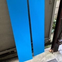 【無料】 2枚セット プラダン プラスチック段ボール カット済み 青 の画像