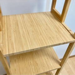 IKEA 竹製オープンラックの画像