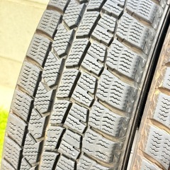 155/65R14 75Q 交換工賃込み　ダンロップ　スタッドレスタイヤ　4本　軽自動車用の画像