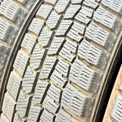 155/65R14 75Q 交換工賃込み　ダンロップ　スタッドレスタイヤ　4本　軽自動車用の画像