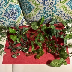 🍀フェイクグリーン🍀ポトスとアイビー４本の画像