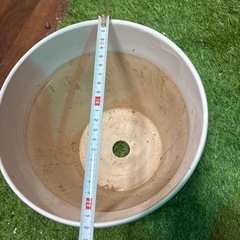 【陶器植木鉢】7号①の画像