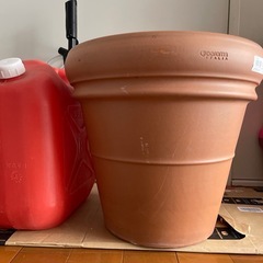 イタリア製大きな植木鉢の画像