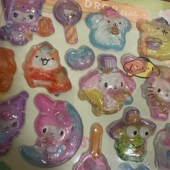 サンリオ　ぷくぷくシール　ボンボンシールの画像