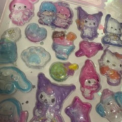 サンリオ　ぷくぷくシール　ボンボンシールの画像