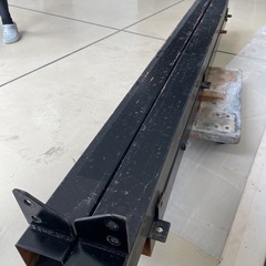 角パイ　4本　鉄製　DIY  材料　資材　長さ1980mm 100×100mm 厚み2mmの画像