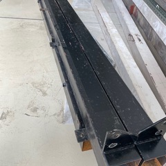 角パイ　4本　鉄製　DIY  材料　資材　長さ1980mm 100×100mm 厚み2mmの画像