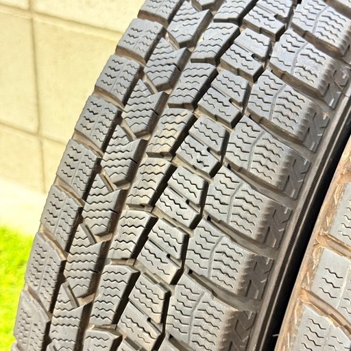 【決まりました】155/65R14 75Q 交換工賃込み　ダンロップ　スタッドレスタイヤ　4本　軽自動車用