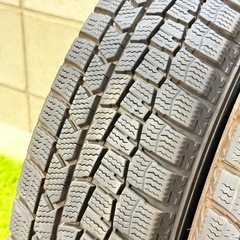 155/65R14 75Q 交換工賃込み　ダンロップ　スタッドレスタイヤ　4本　軽自動車用の画像
