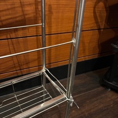 18cmの隙間に！ステンレスラック3段　ジャンク品の画像