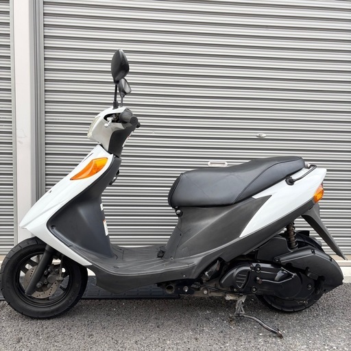 4244.ハイパワーK6モデル　アドレスv125 規制前　シート、ミラー新品　千葉県柏市　即日配送、自走引き取りも可能