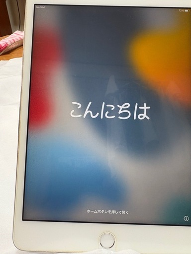 【中古動作品】 iPad mini4 128G シルバー Wi-Fi+Cellular 4G SIMフリーモデル Apple直販